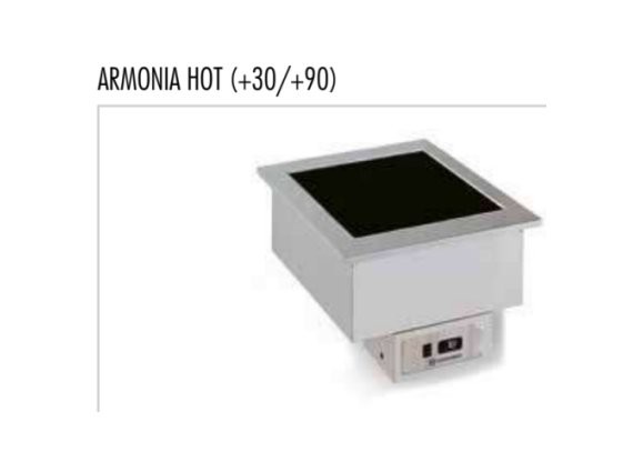 Vetrina calda Drop-in da incasso Armonia 4 HOT